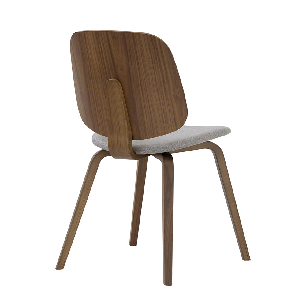 AVARIE Dining Chair -  Grey & Walnut