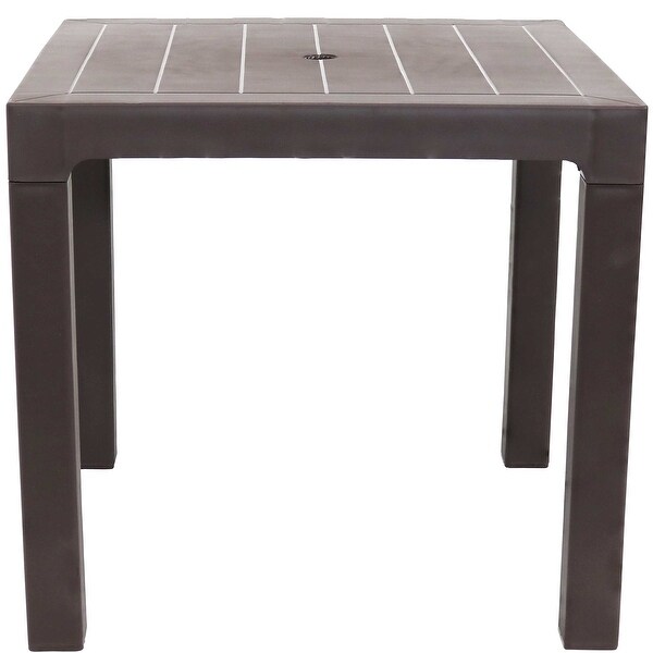 Plastic Outdoor Patio Dining Table