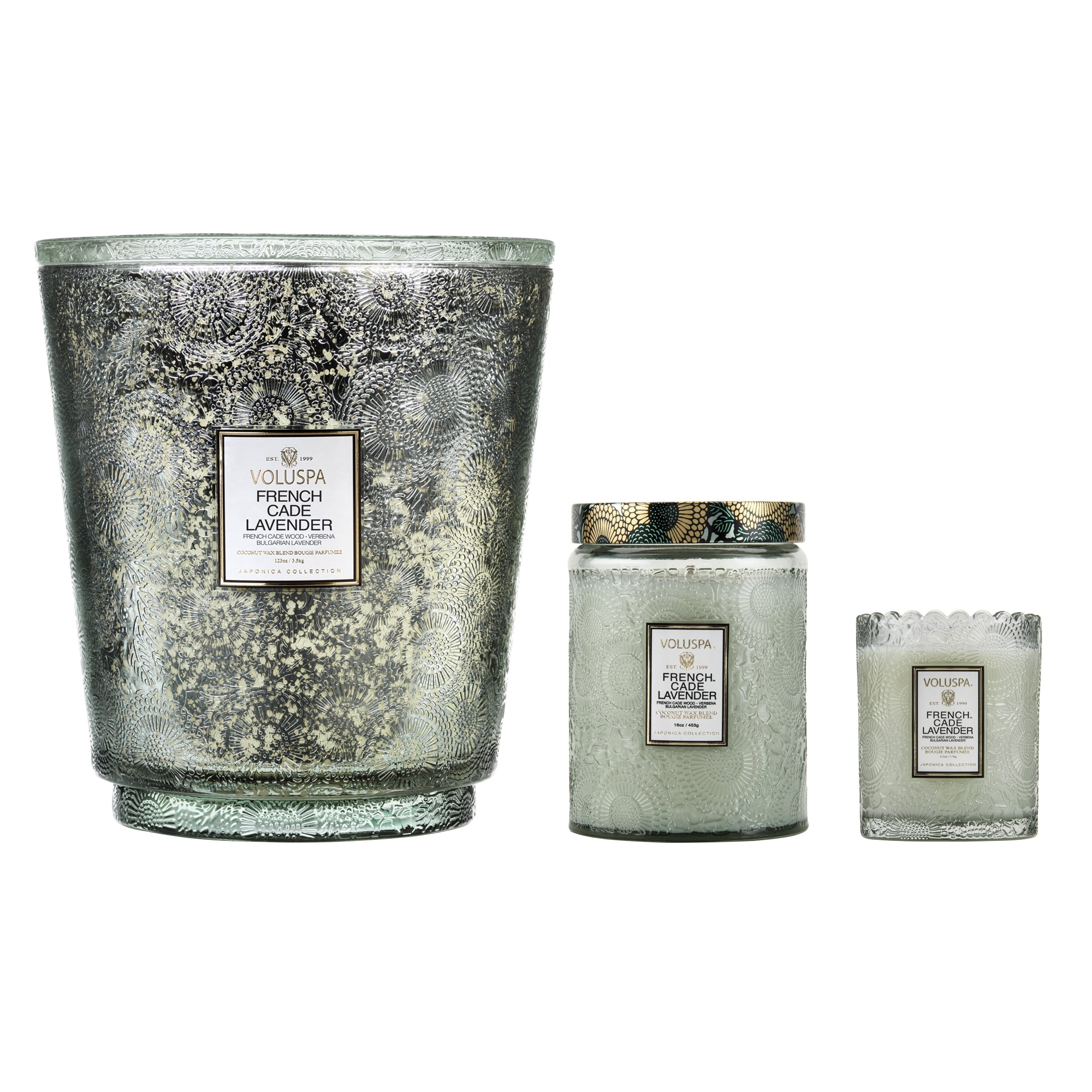 Hearth 5 Wick Glass Candle in French Cade Lavender