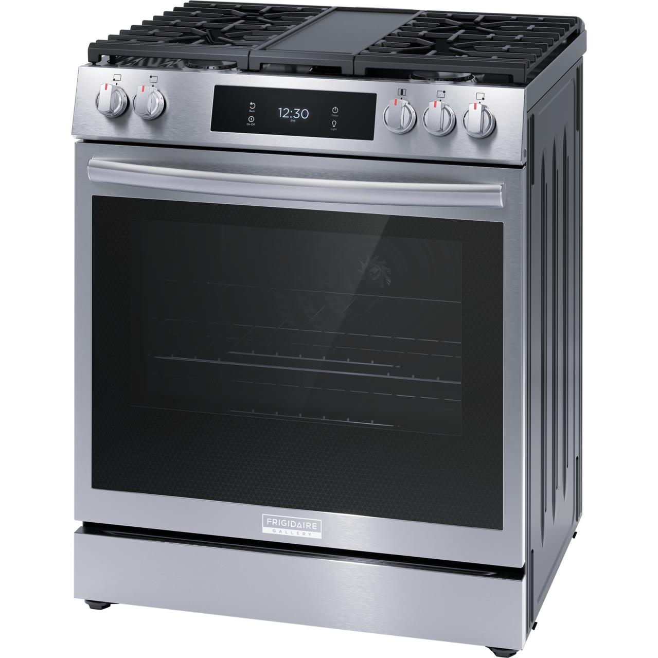 Frigidaire Gallery 30-inch Gas Range with Convection Technology GCFG3060BF