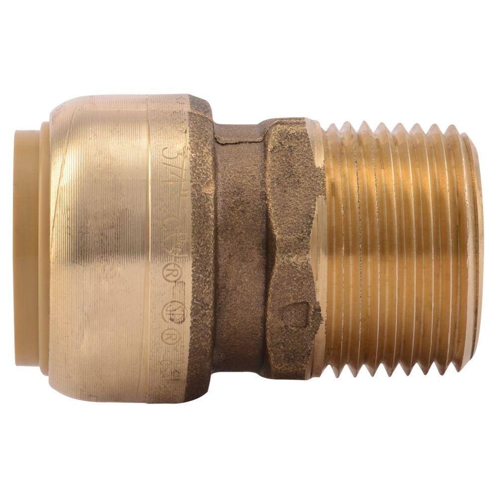 SharkBite 34 in. Push-to-Connect x MIP Brass Adapter Fitting U134LFA