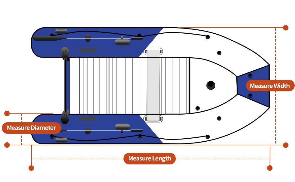 Seamander Bimini Top for Inflatable Boat，Rib Boat Cover with Mounting Hardware，Gray