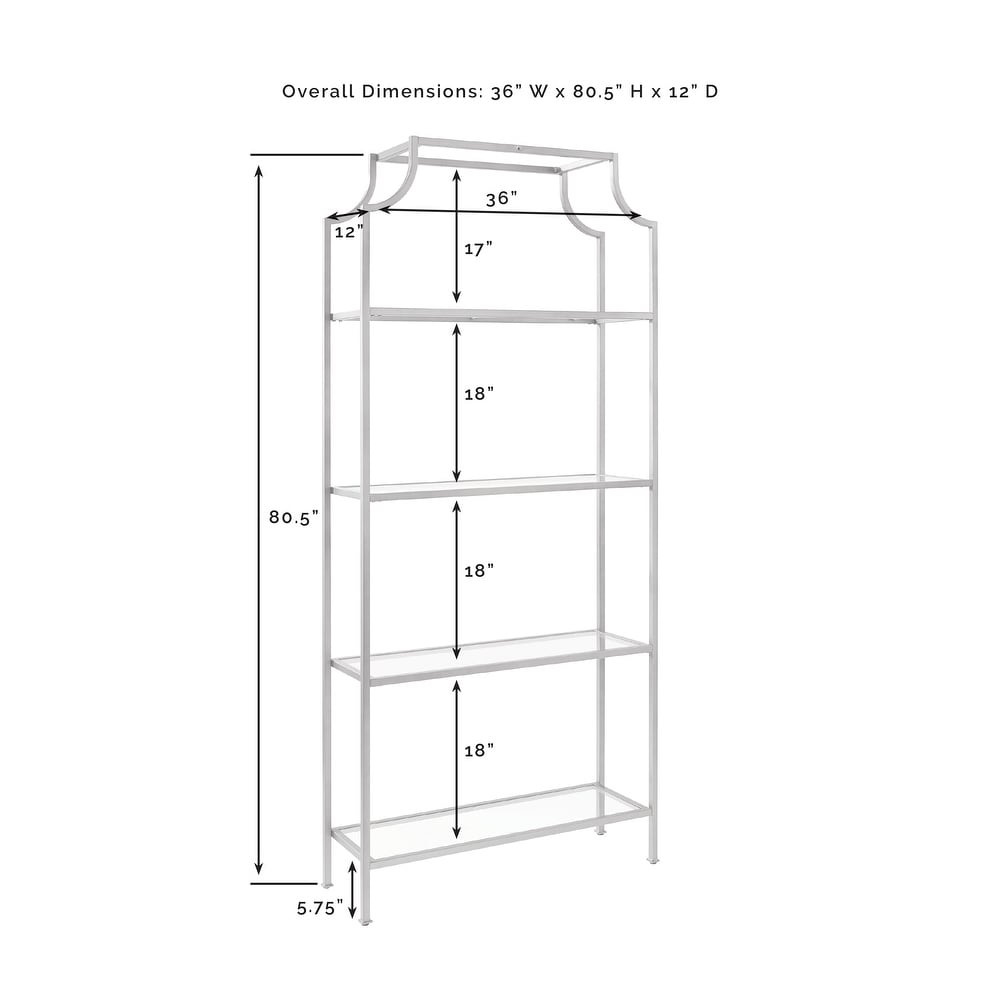 Aimee Glass etagere