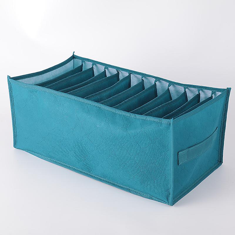 Non-woven Clothes Storage Box Jeans Clothes Partition Box Wardrobe Clothes Drawer Divider Bag 3 Storage Boxes Set