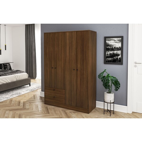 Polifurniture Denmark 4 Door / 2 Drawer Wardrobe - - 35891875