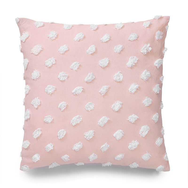 Martha Stewart Chenilla Dot Decorative Pillow