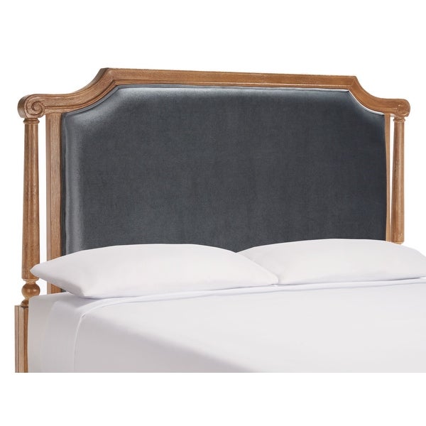 SAFAVIEH Hudson Upholstered Rustic Oak Headboard - - 35415120