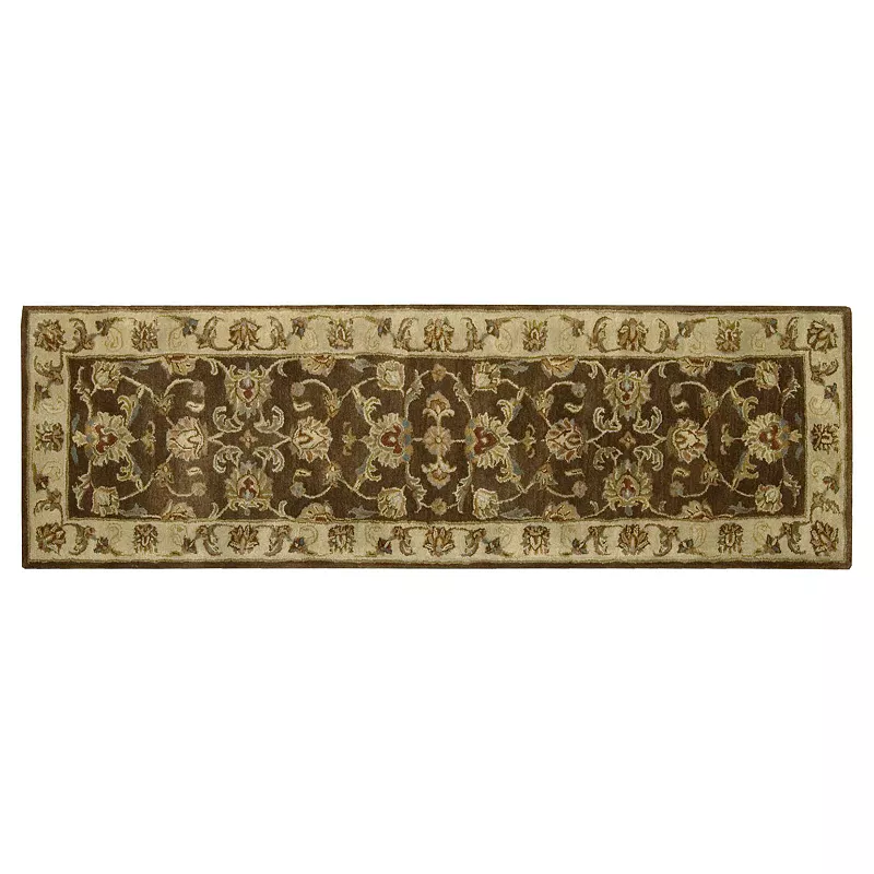 Nourison Jaipur Traditional Framed Floral Wool Rug