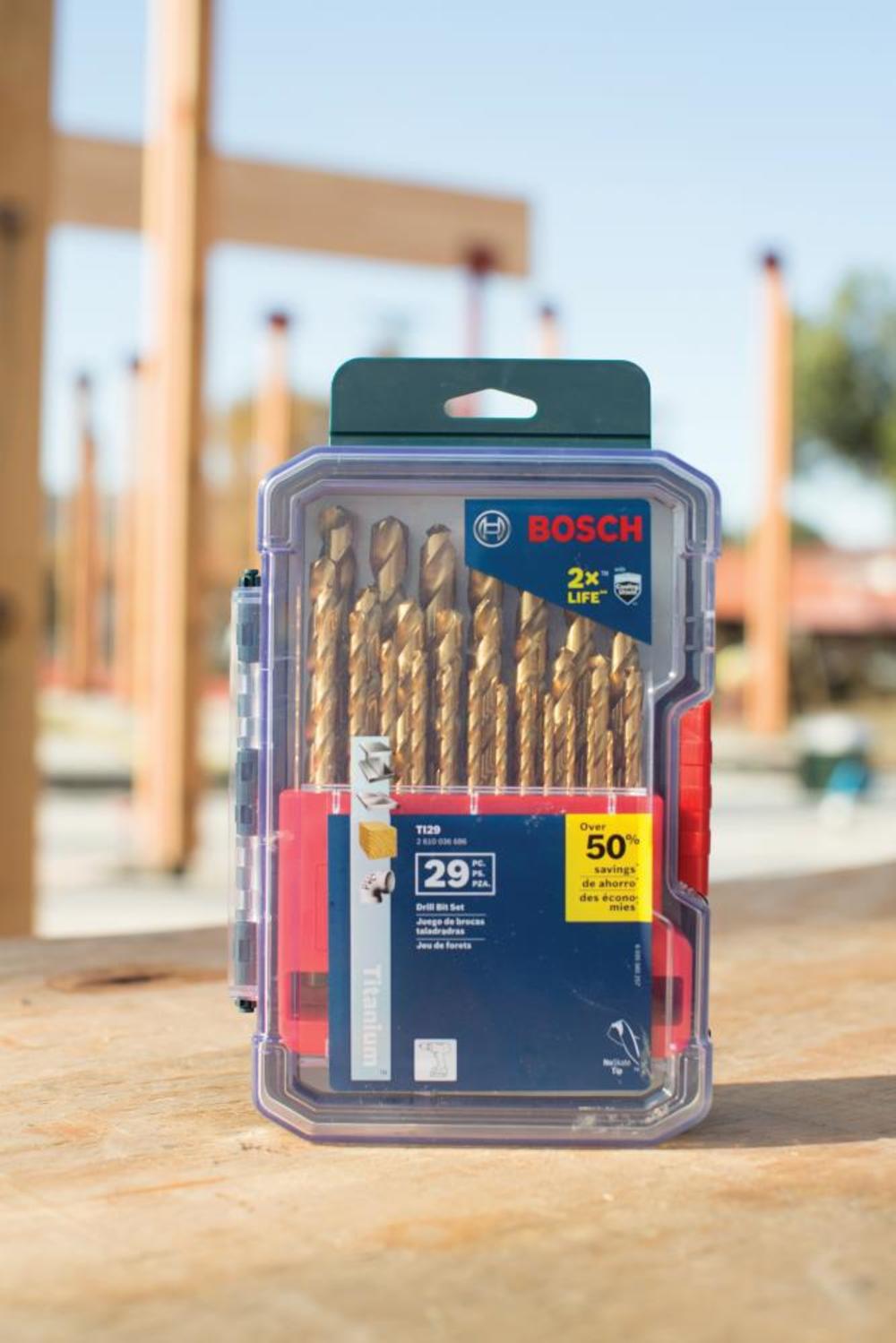 Bosch Titanium Metal Drill Bit Set 29pc ;