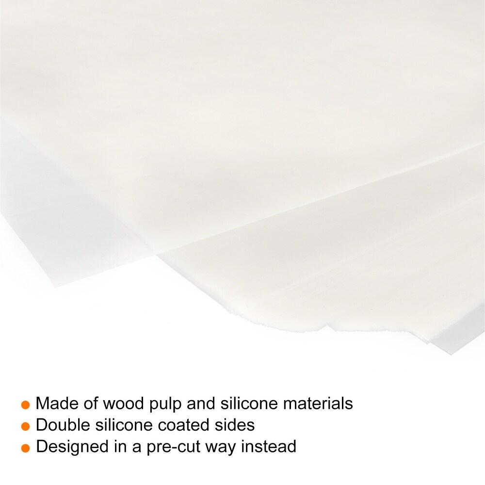 Parchment Paper Sheets  100pcs Rectangle Non Stick Baking Paper  White