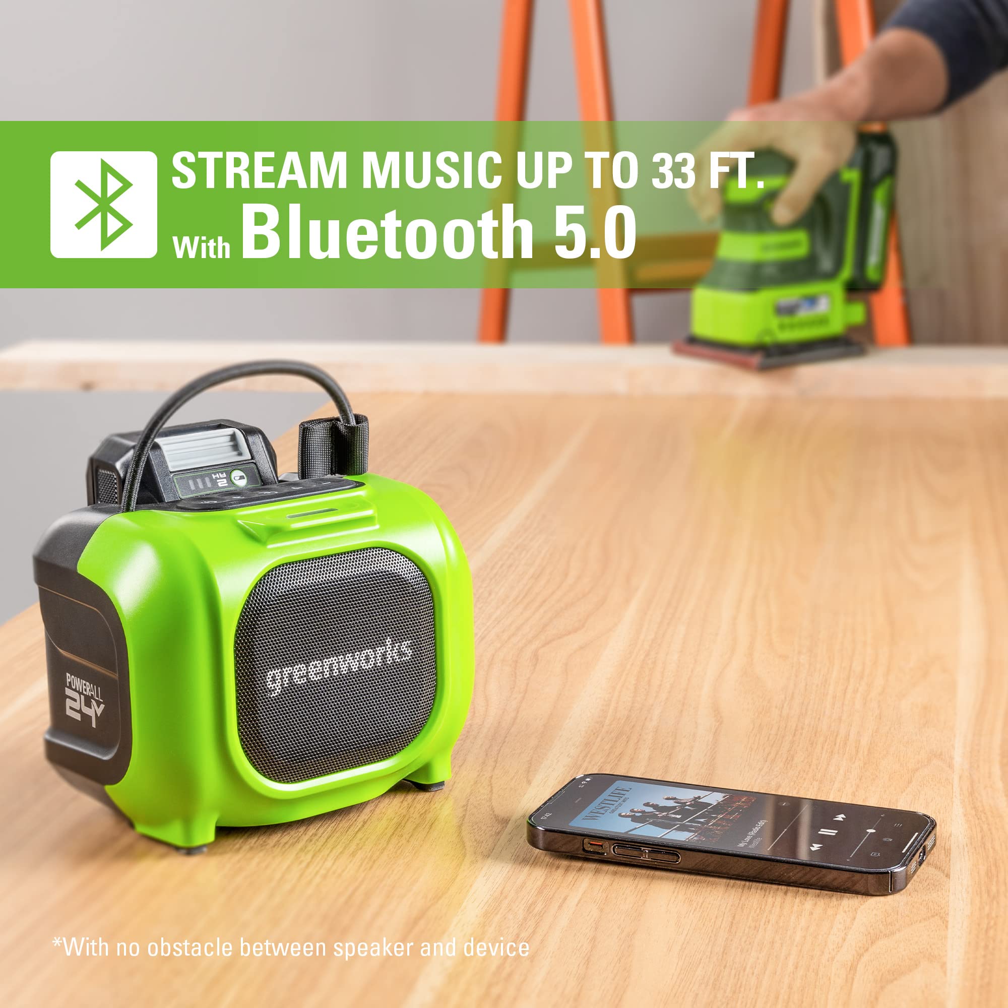 24V Mini Bluetooth Speaker (Tool Only)