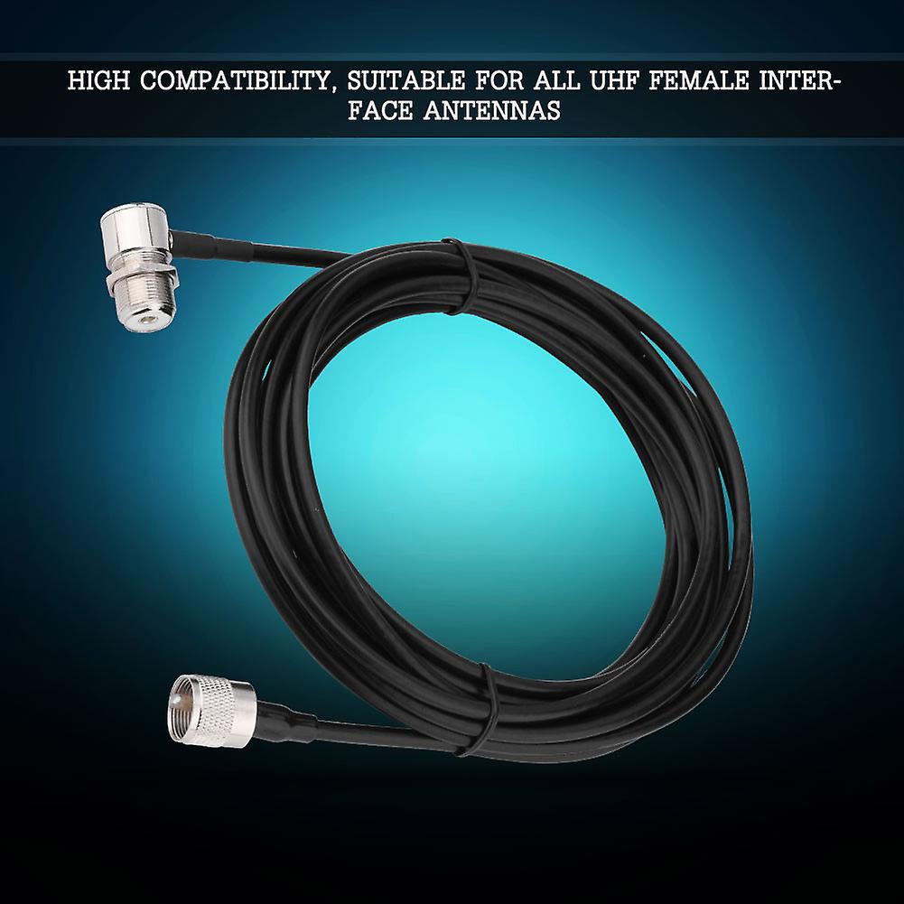 5m Pl259 Uhf Connectors For Car Radio Mobile Antenna Mount Cable