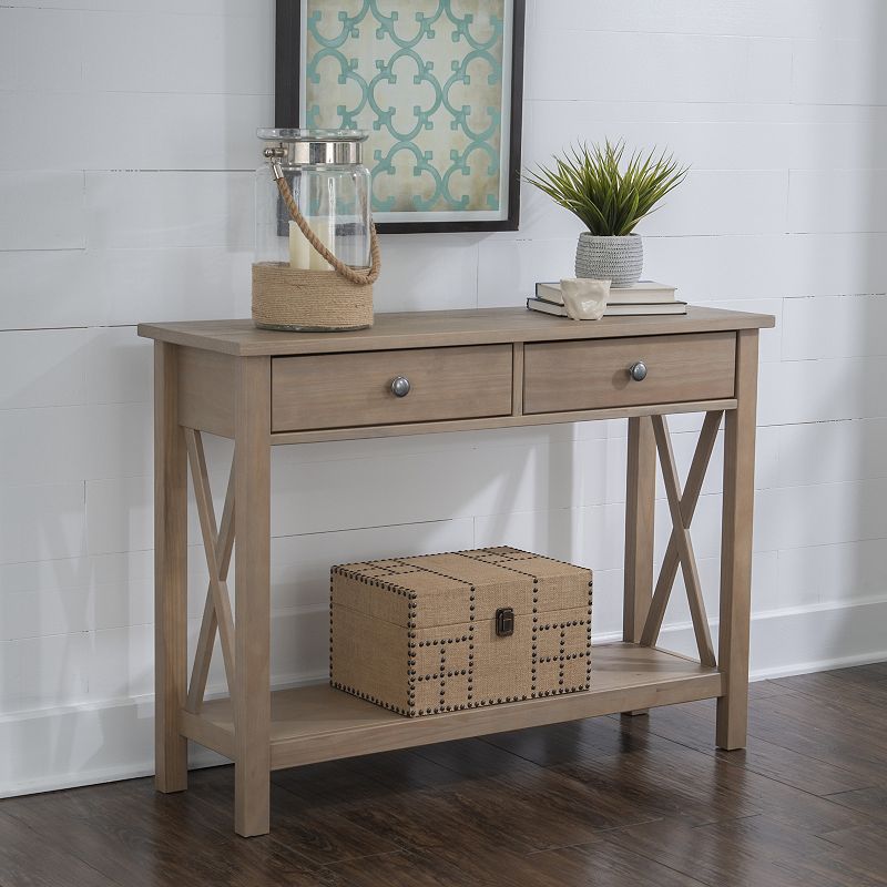 Linon Davis 2-Drawer Console Table