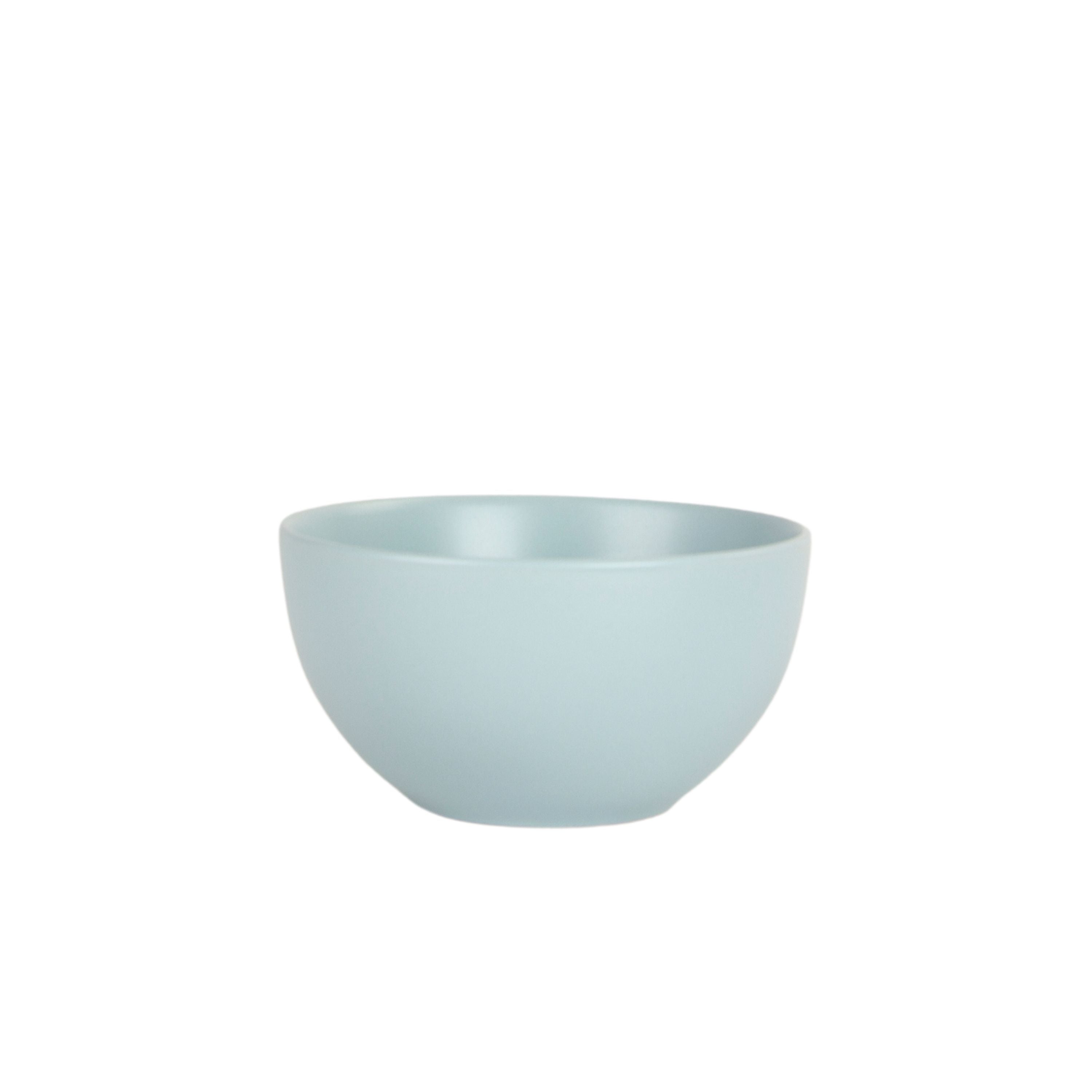 10 Strawberry Street Wazee Matte 5.5/20oz Cereal Bowl， Set of 6， Mineral Blue