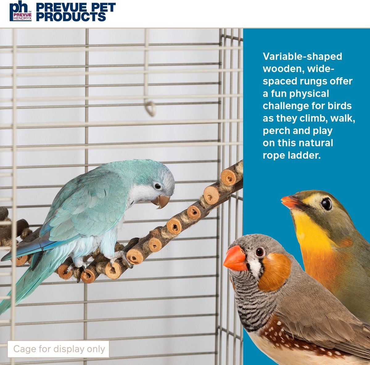 Prevue Pet Products Naturals Rope Ladder Bird Toy