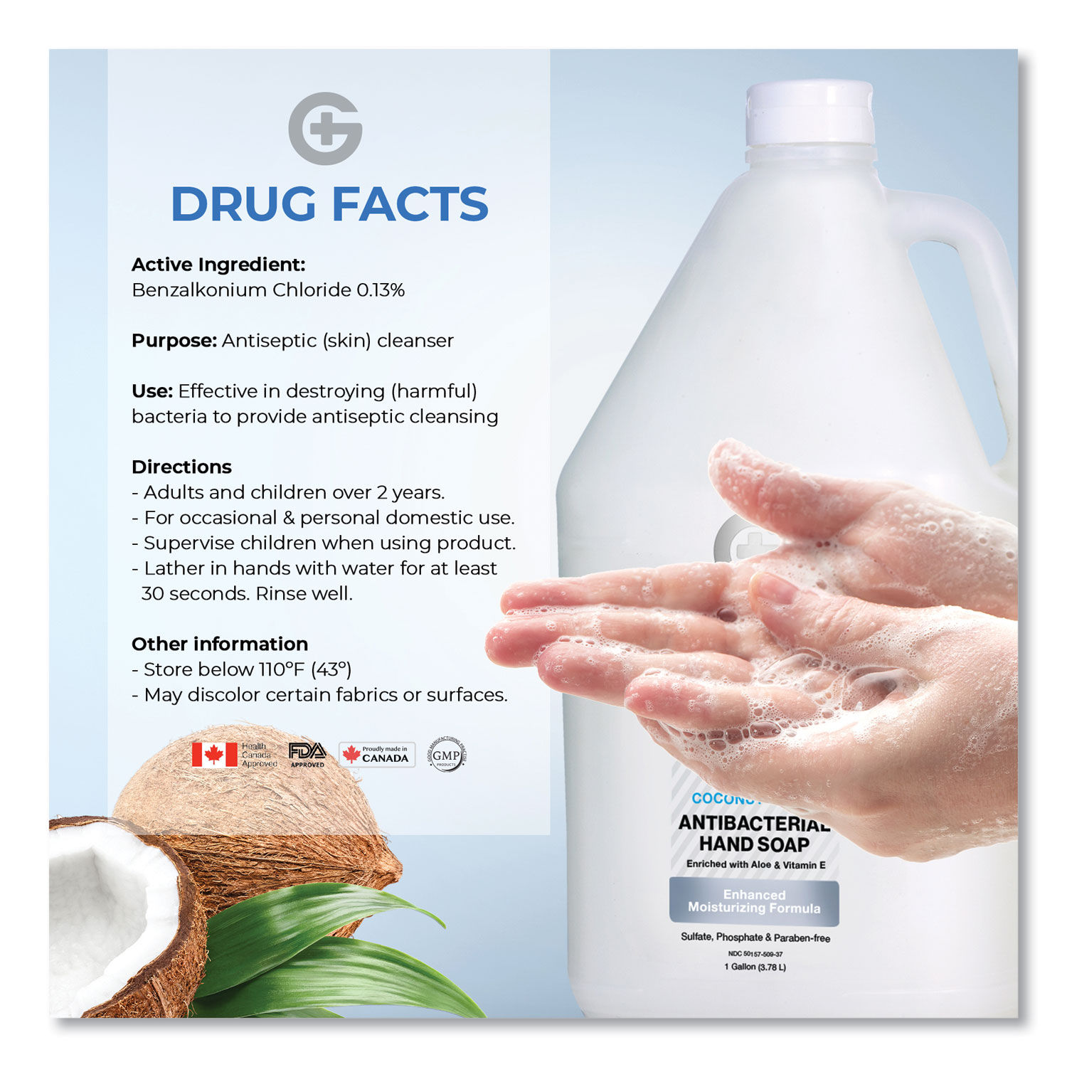 Antibacterial Hand Soap by Germs Be Goneandreg; OMD80814EA