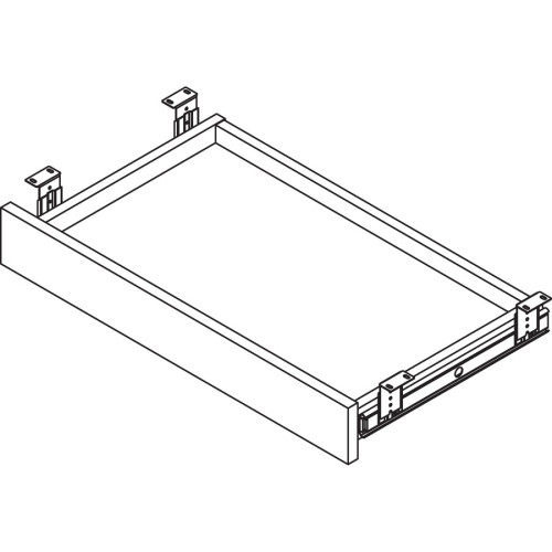 Lorell Mahogany Laminate Universal Center Drawer (87524)