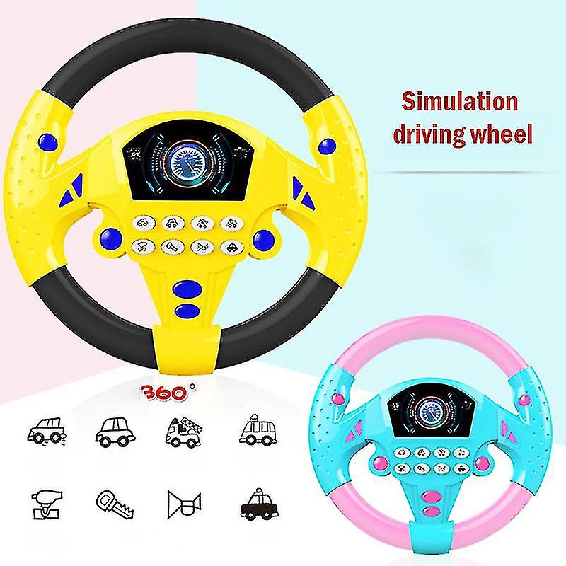 Simulation Driving Car Toy Steering Wheel Kids Baby Interactive Toys