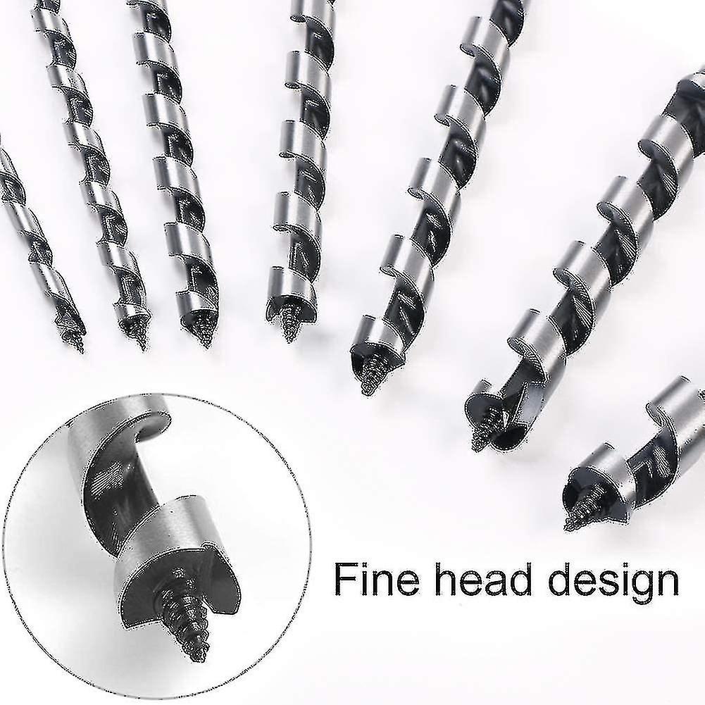 Helical Wood Drill Bit. 7 Pcs Sds-plus Woodworking Drill Bits Set In Carbon Steel Spiral