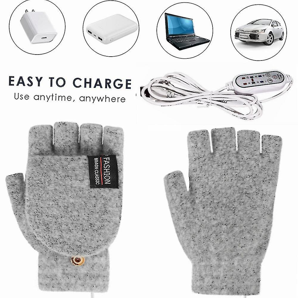 Winter Electric Gloves Insulation Usb Heating Gloves