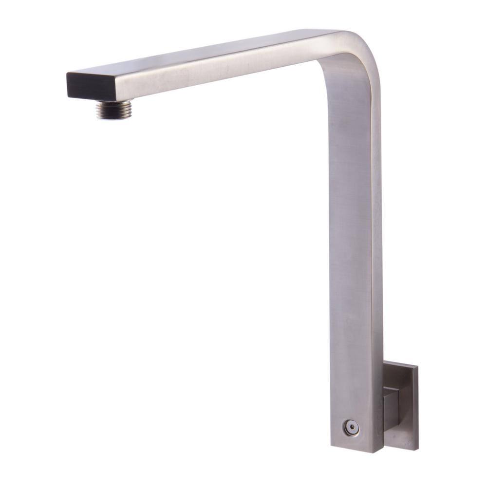 ALFI BRAND 12 in. Wall Mount Shower Arm in Brushed Nickel AB12GSW-BN