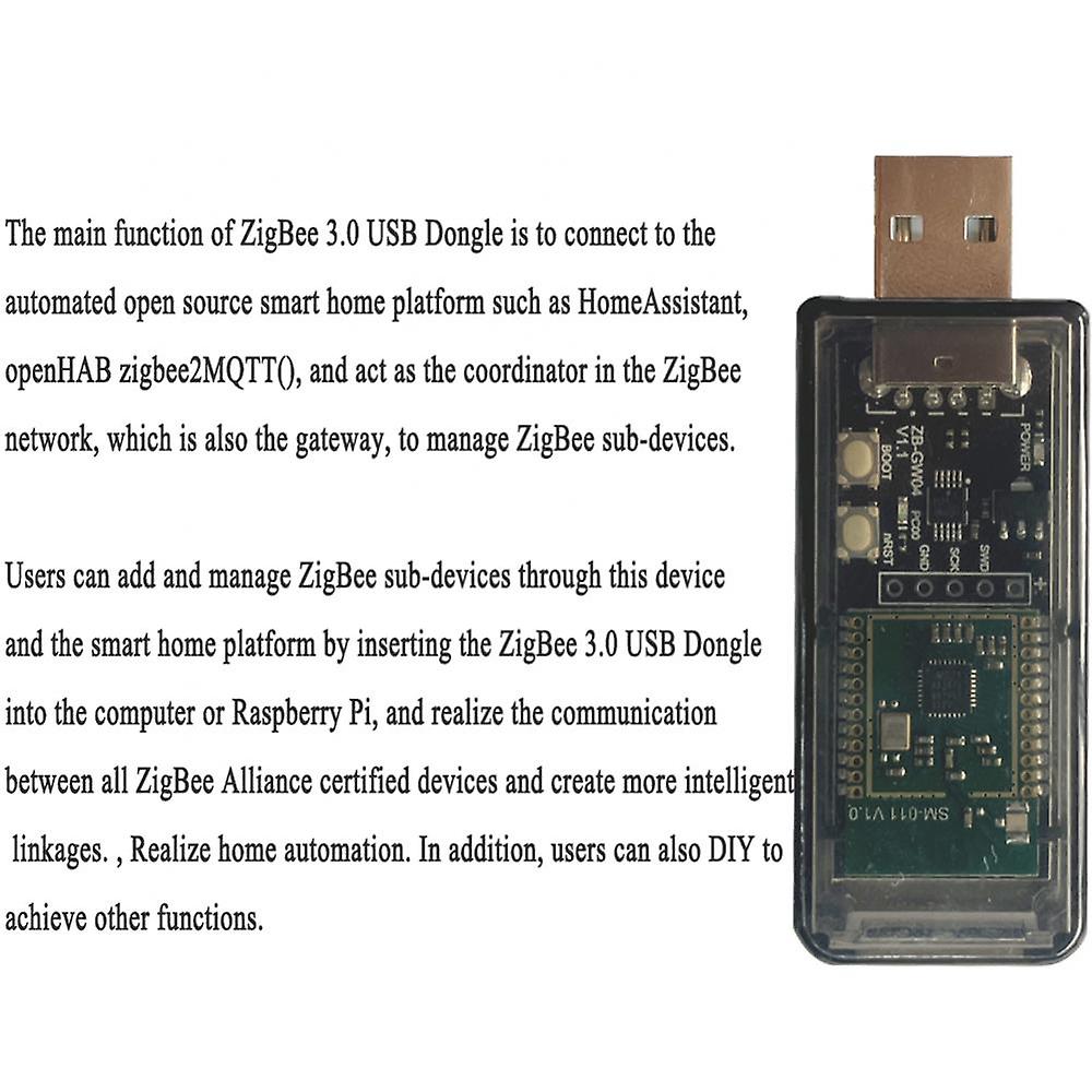 Zigbee Smart Gateway Usb Dongle，smart Home Zb-gw04 Hub Pcb Antenna Gateway Usb Chip Module，work