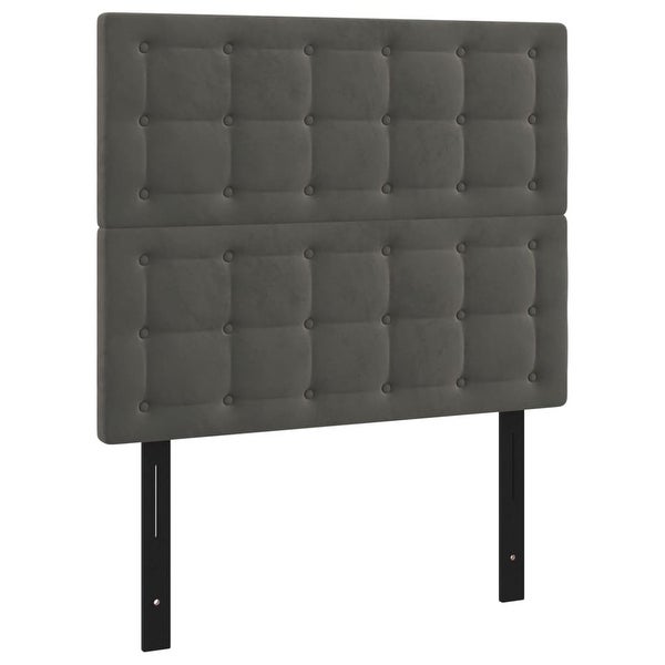 vidaXL Headboard Dark/Light Gray 39.4