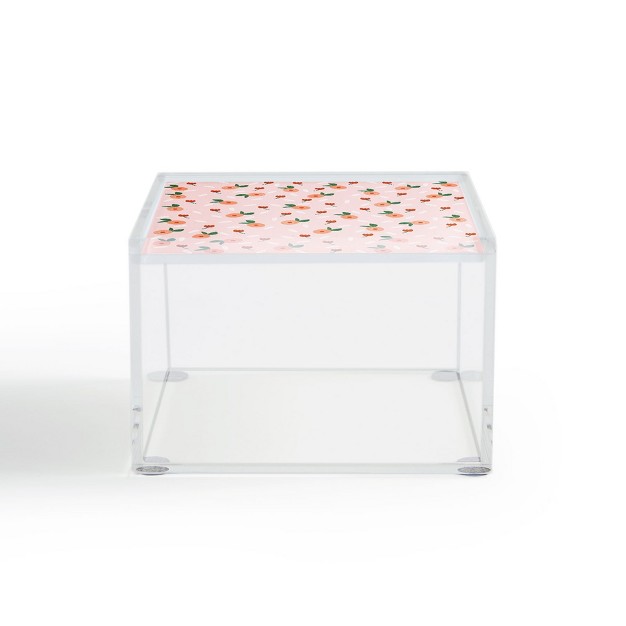 Hello Twiggs Peaches And Poppies Acrylic Box Deny Designs