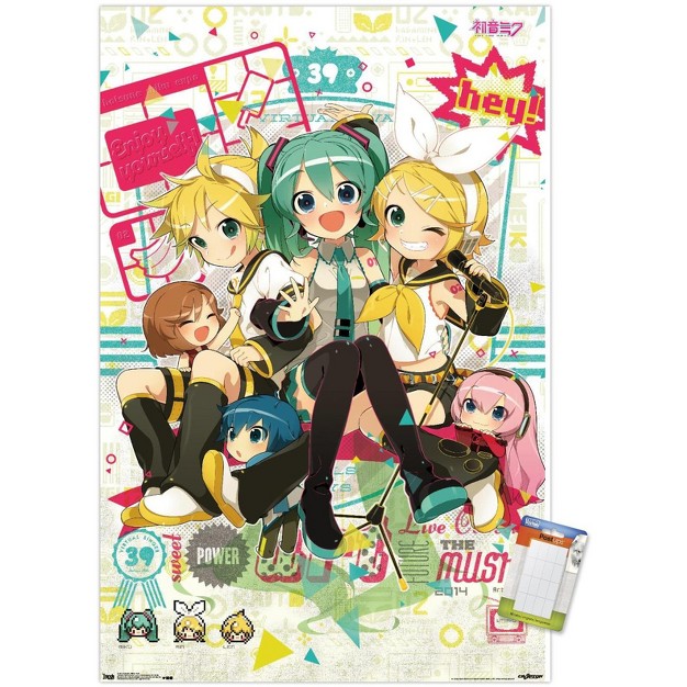 Trends International Hatsune Miku Hey Unframed Wall Poster Prints