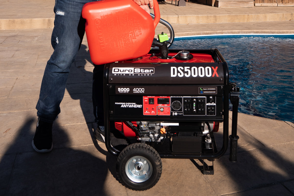 4,500 Watt Dual Fuel Portable Generator w/ CO Alert