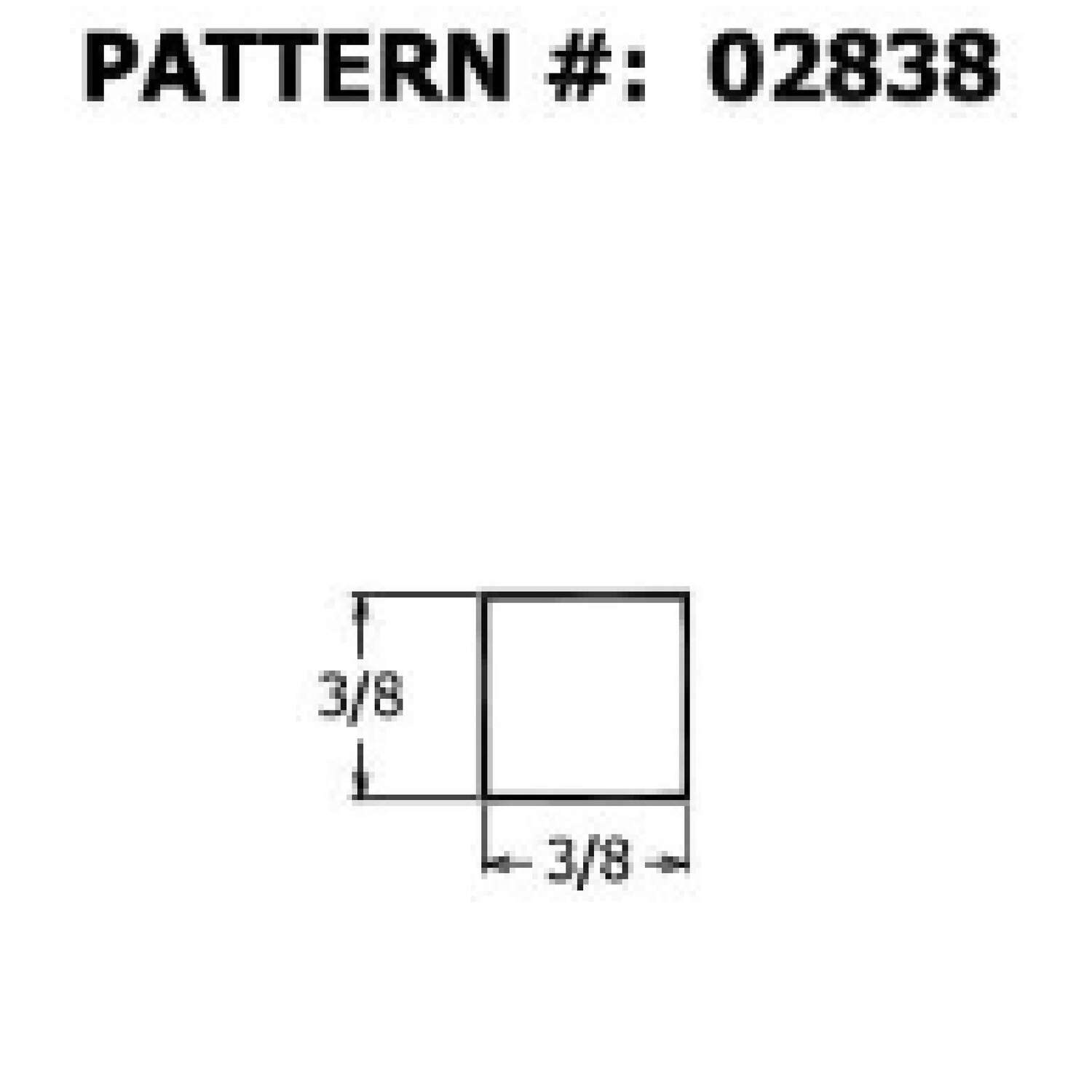 Alexandria Moulding Square Hardwood Dowel 3/8 in. D X 36 in. L 1 pk Orange