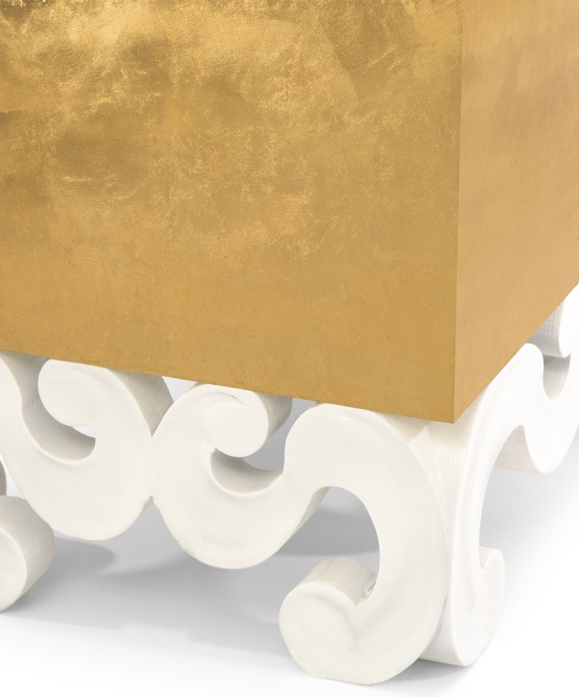 Monterey Scroll Side Table   Contemporary   Side Tables And End Tables   by Innova Luxury Group  Houzz