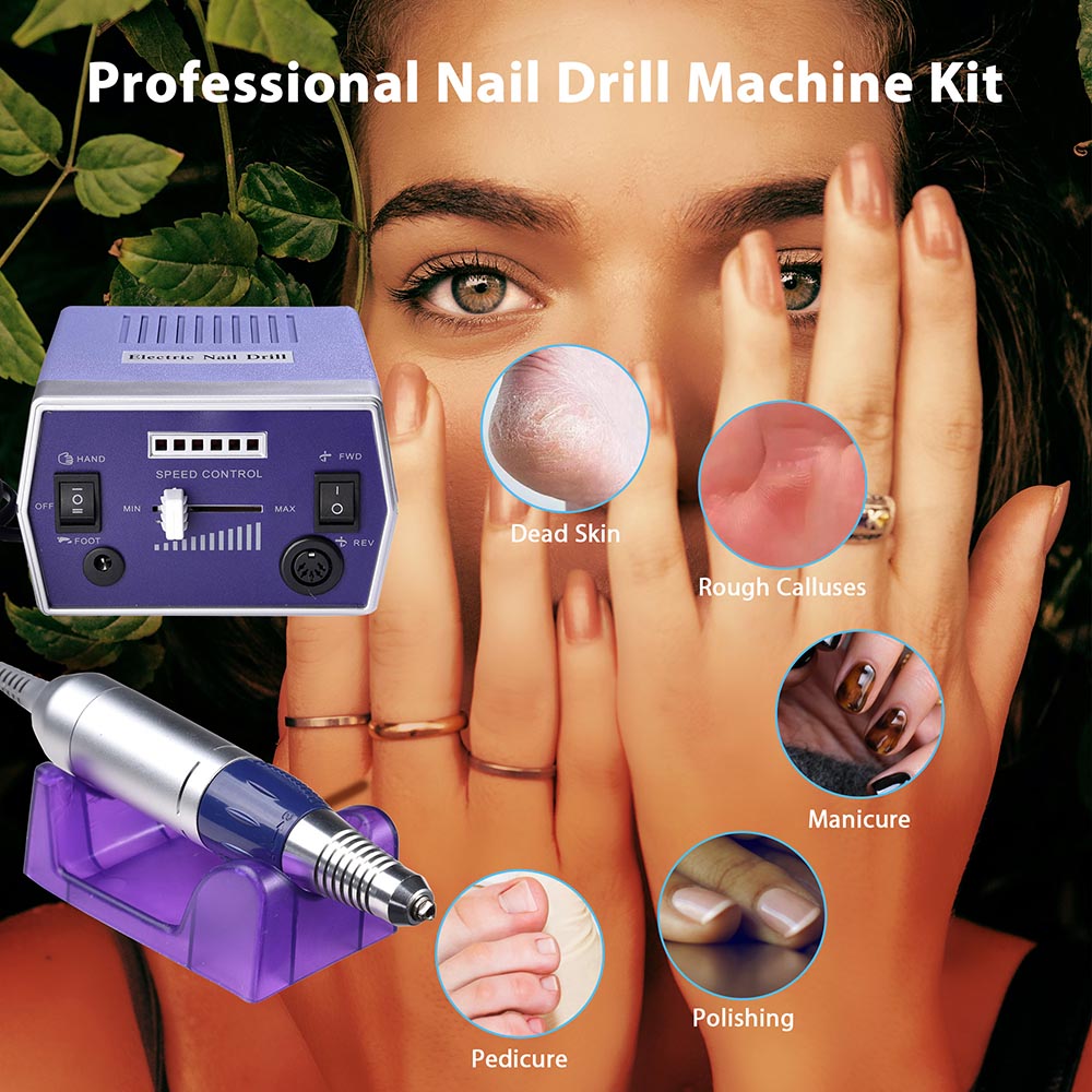 Yescom Nails Care Manicure Electronic Nail Drill File Machine Set