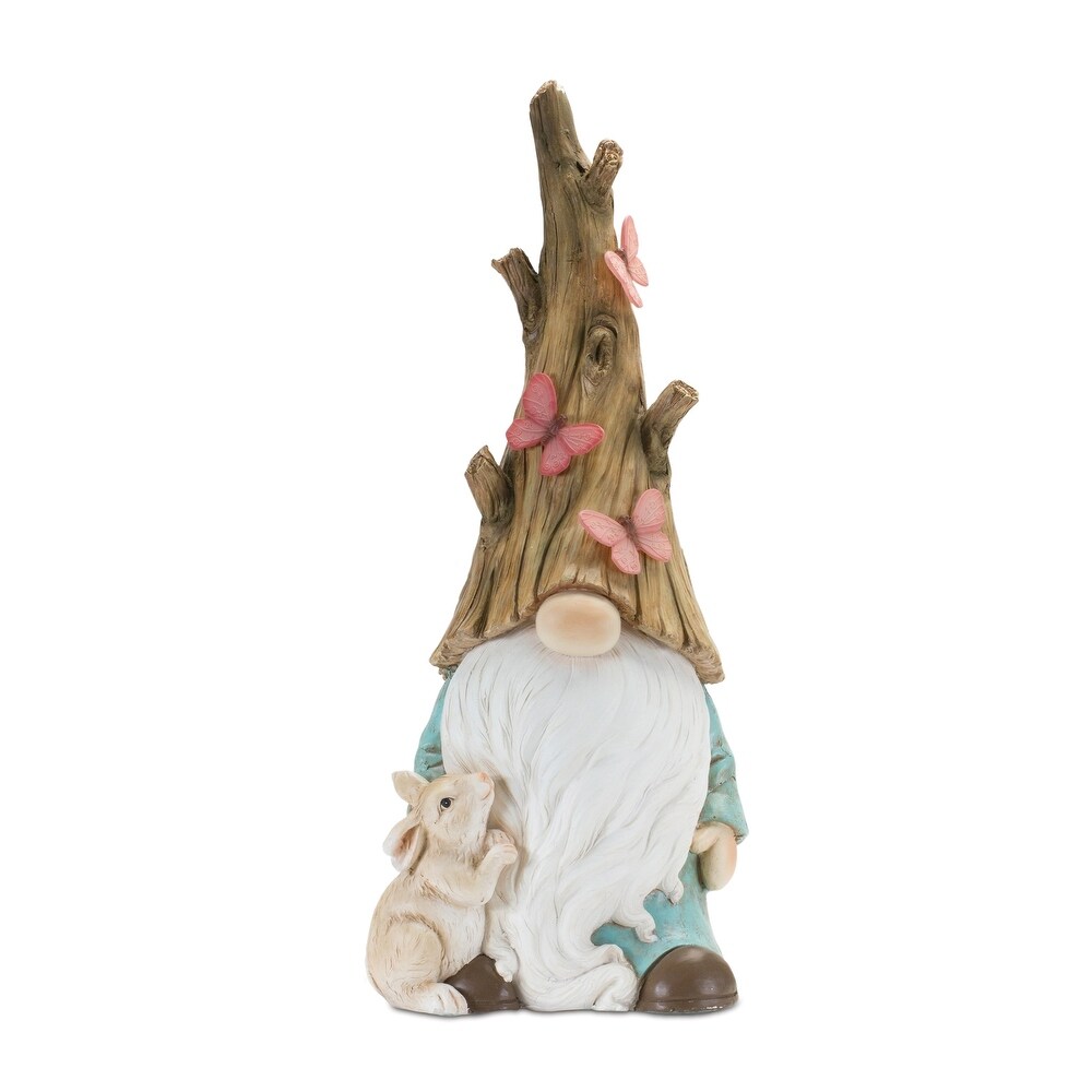 Tree Trunk Gnome Statue 24.75\