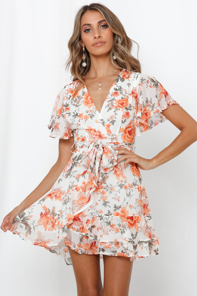 La Luna Dress Orange