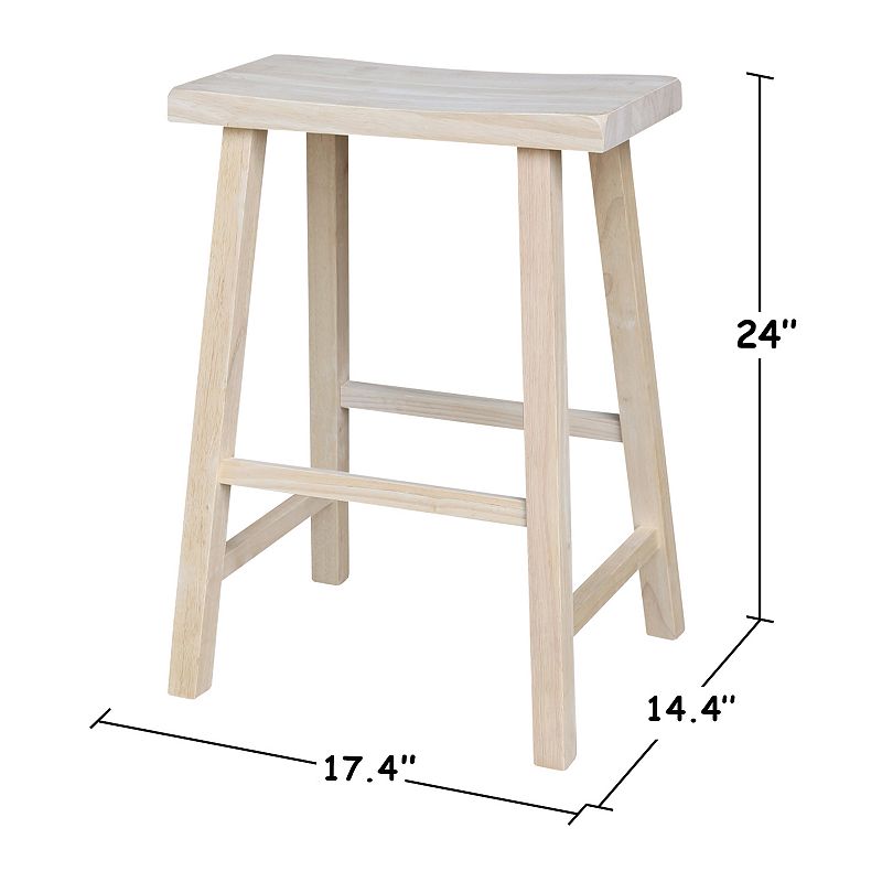 Saddle Seat Counter Stool