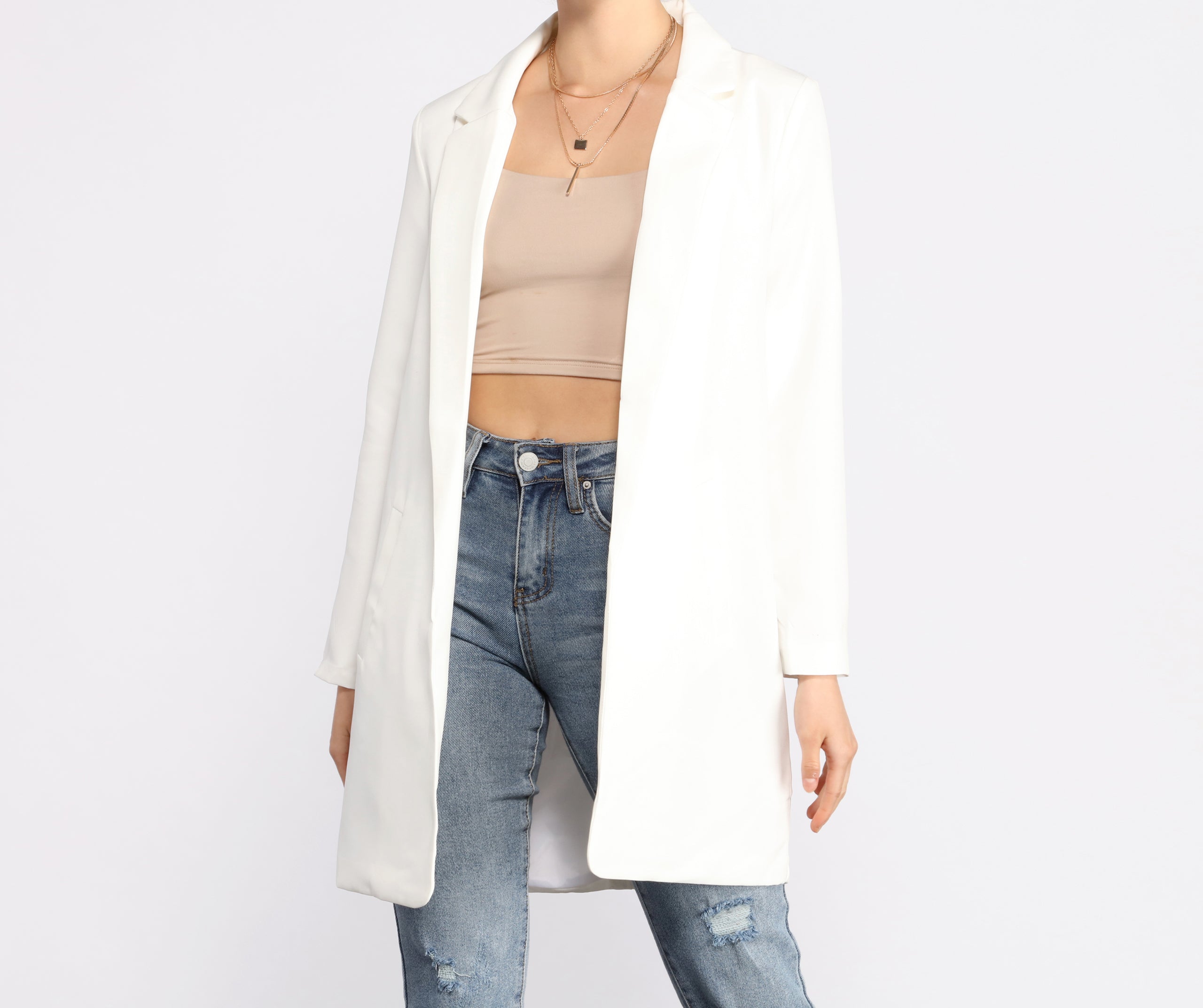 Pulling Power Moves Oversized Blazer