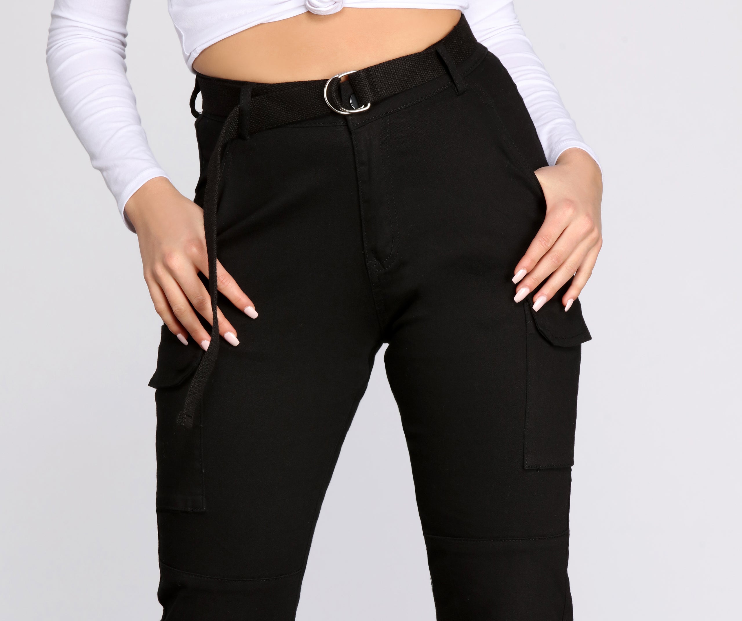 Cutie In Charge Cargo Joggers