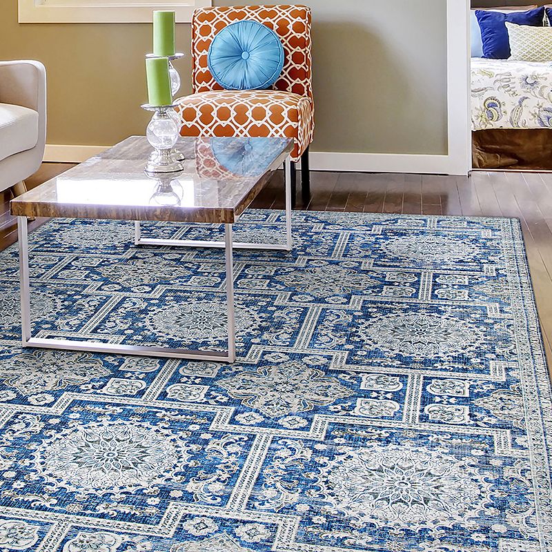 Couristan Pasha Sari Sapphire Area Rug