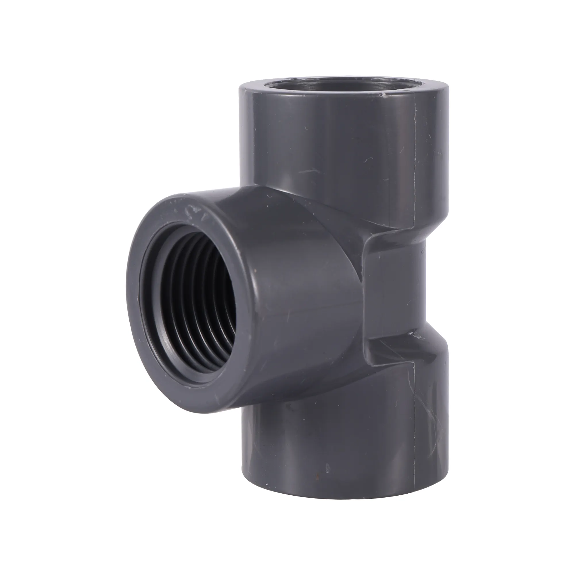 Aquarium Fish Tank 1/2 Inch PVC Water Pipe Inner Thread Tee Elbow Right Angle Connector Accessories