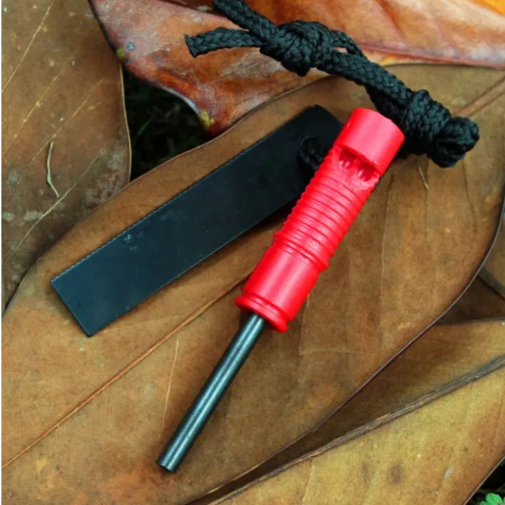 Outdoor Hiking Camping Tools Metal Bar Steel Rod