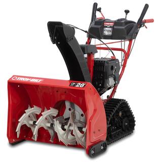 Troy-Bilt Storm Tracker 28 in. 277cc Two-Stage Electric Start Gas Snow Blower with Track Drive and Heated Grips Storm Tracker 2890