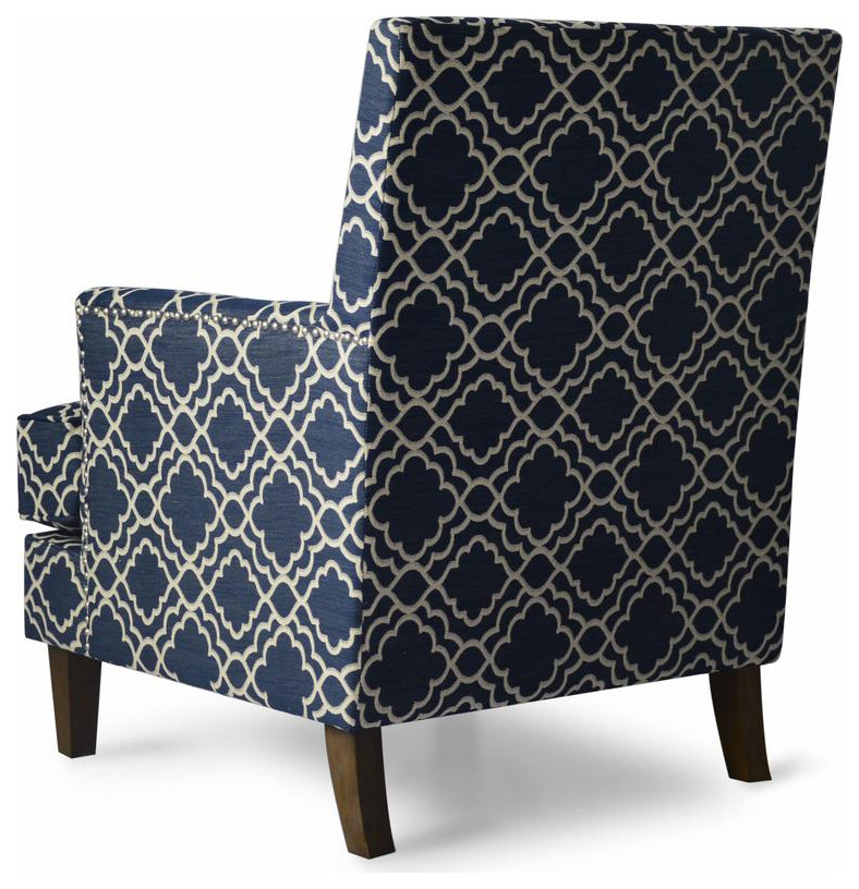 AUBREY CH MARINE  Accent Chair   Transitional   Armchairs And Accent Chairs   by Kolibri Decor  Houzz