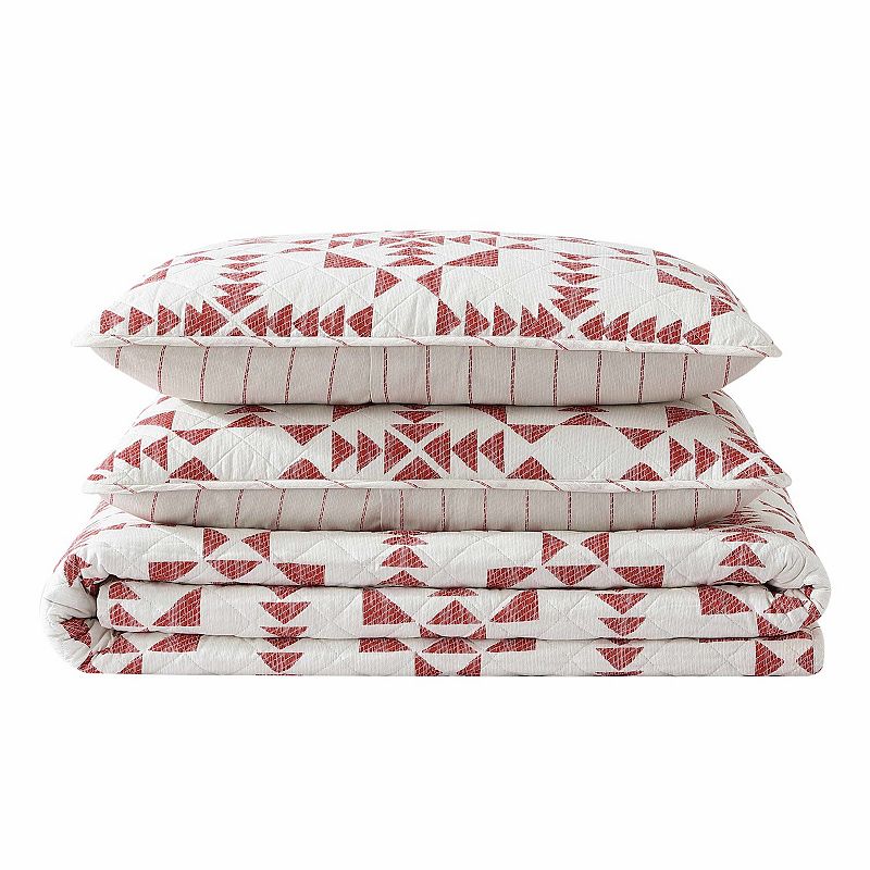 Eddie Bauer Arrowhead Red Quilt Set