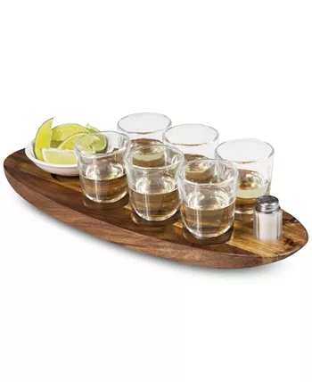 Picnic Time Legacyandreg; by Cantinero Shot Glass Serving Tray