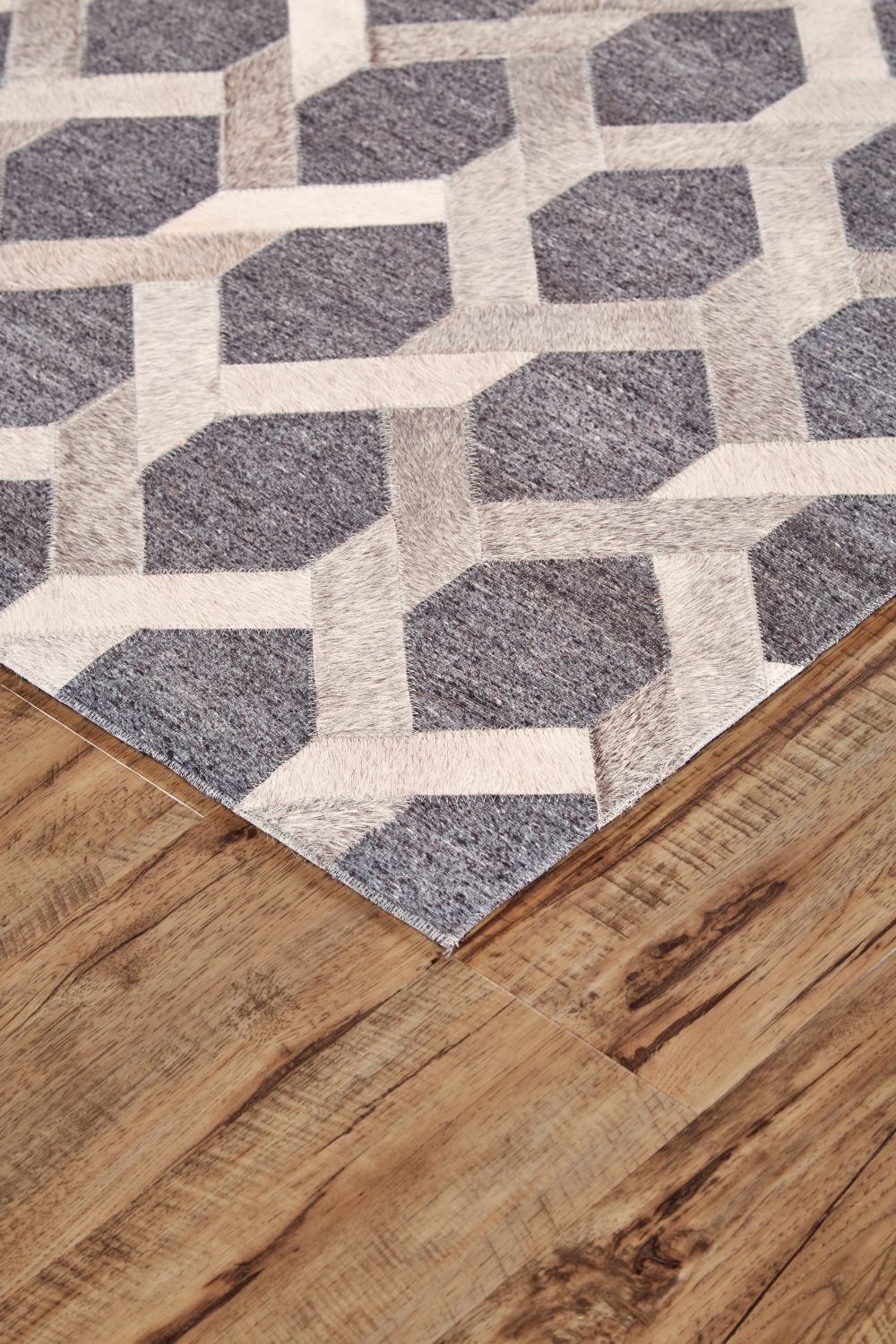 Canady Hand Woven Gray and Taupe Rug by BD Fine