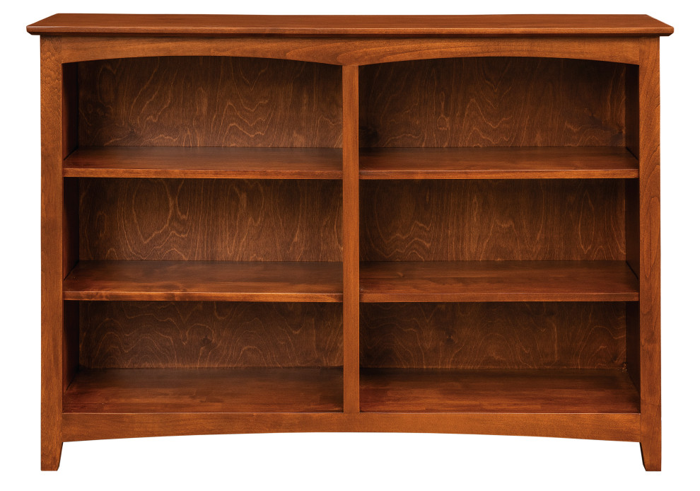 Solid Wood Six Shelf Bookcase   Transitional   Bookcases   by Arch+Haven  Houzz