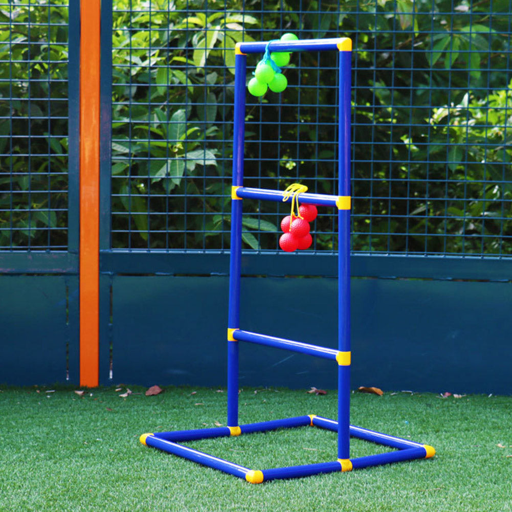 Toss Game Backyard Outdoor Play Golf Toy Kids Lawn Sport Funny Ladder Ball Set