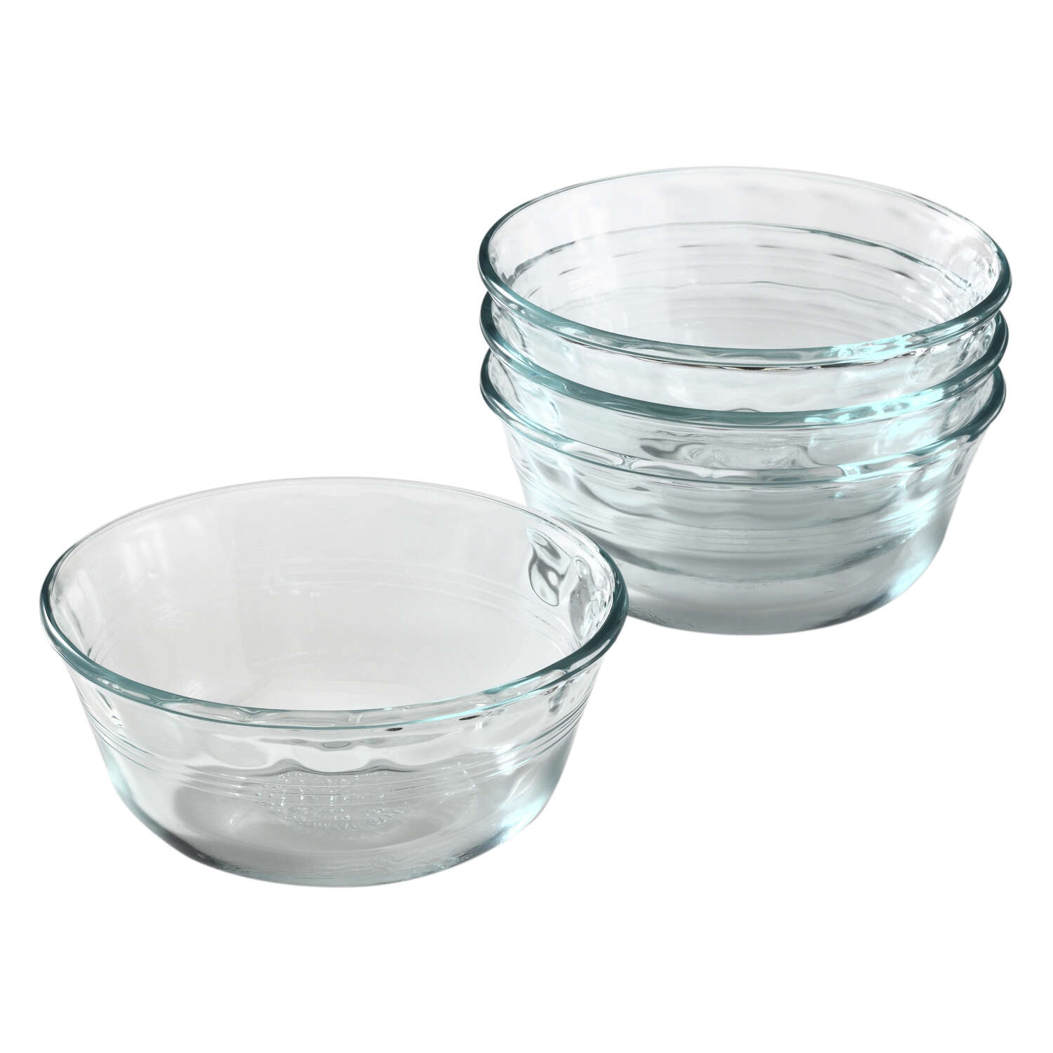 Pyrex 4.88 in. W X 4.88 in. L Custard Cups Clear 4 pk