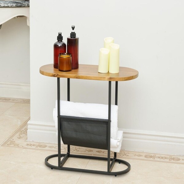 Small Side Tables With Magazines Organizer Storage Space